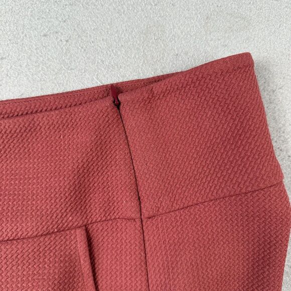 Shop Meg Cuffed Leg‎ Trousers Women’s XS Red Tapered Leg Stretch Pocket Mid Rise - Picture 12 of 16